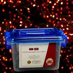 400 Led Connectable Fairy Lights - Red