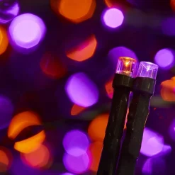 400 Led Connectable Fairy Lights - Orange Purple