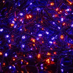 400 Led Connectable Fairy Lights - Orange Purple