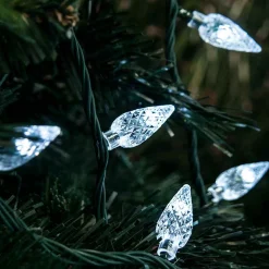 100 Led Connectable Pinecone Lights - White