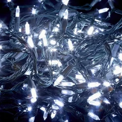 100 Led Connectable Retro Bulb Fairy Lights - White