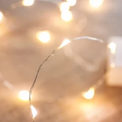 40 Led Copper Wire Battery Lights - Warm White