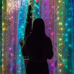 210 Led Twinkly App-Controlled Smart Curtain Lights - Rgb + W