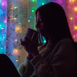 210 Led Twinkly App-Controlled Smart Curtain Lights - Rgb + W