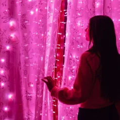 210 Led Twinkly App-Controlled Smart Curtain Lights - Rgb + W