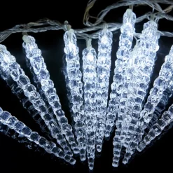 Acrylic Icicle Lights (Set Of 15) - White