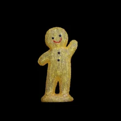 Acrylic Light Up Gingerbread Man - 40Cm