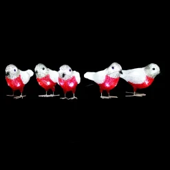 Acylic Baby Bird (Set Of 5) - 10Cm