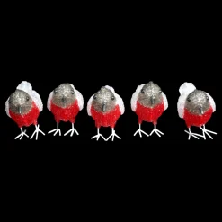 Acylic Baby Bird (Set Of 5) - 10Cm