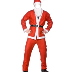 Adult Christmas Santa Suit - 5Pc