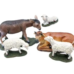 Animal Nativity Collection (Set Of 5) - Suits 25Cm Nativity