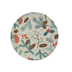 Bamboo Fibre Side Plate (7 Styles) - 20Cm