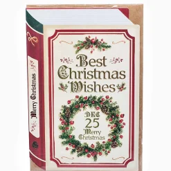 Best Christmas Wishes Book Card