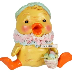 Bethany Lowe Easter Beanie Chick - 13Cm