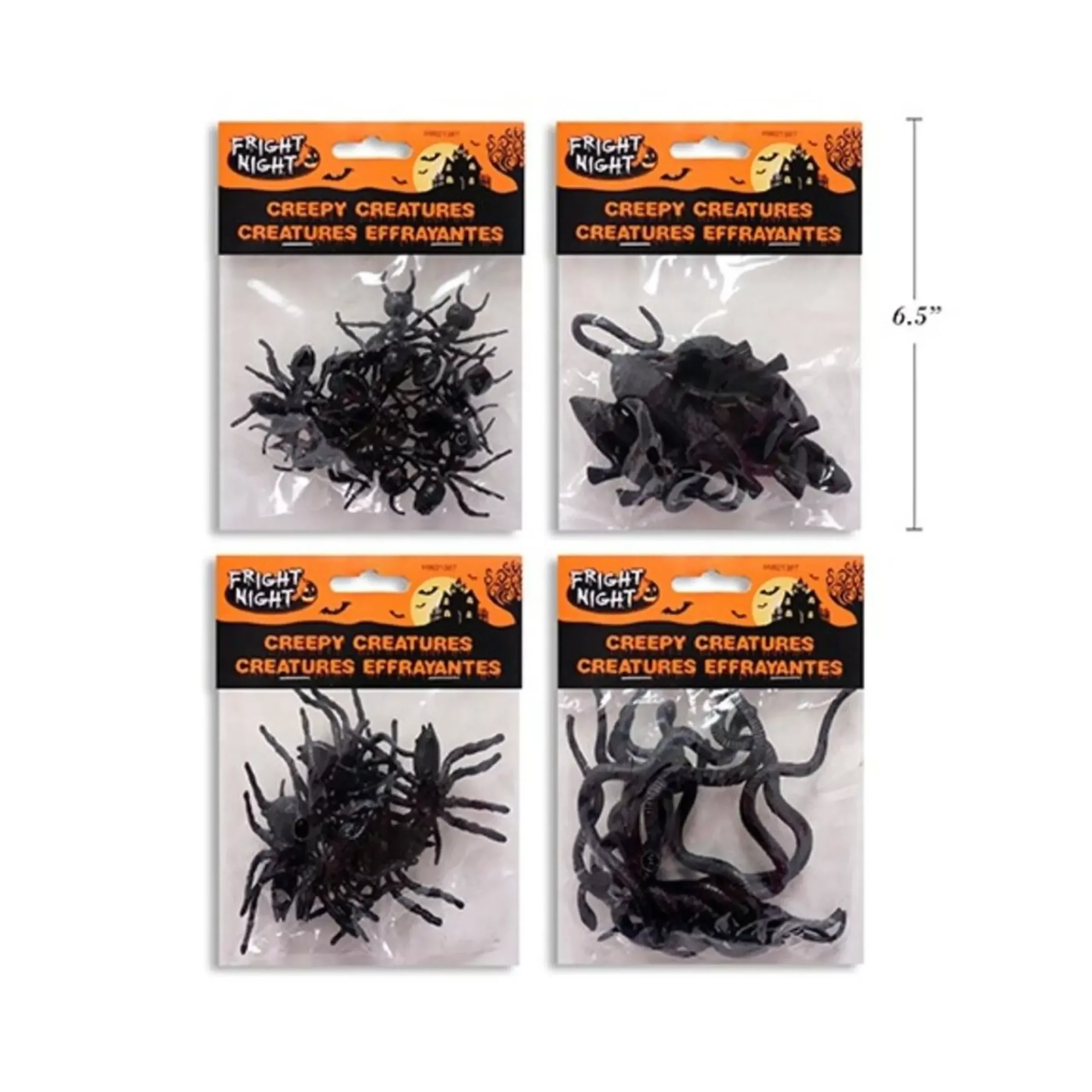 Black Creepy Creatures (4 Styles) - 11Cm