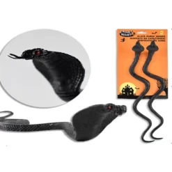 Black Rubber Snakes (Pack Of 2) - 35Cm