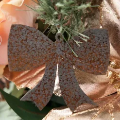 Bow Hanging Ornament Garden Art - 9Cm