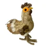 Bristlestraw Hen With Orange Eyes - 23Cm