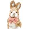 Bunny Rabbit With Pink Bow Tie - 21Cm