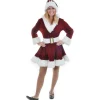 Burgundy Velvet Christmas Pixie Elf (Size 12-14)
