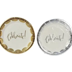 Celebrate Christmas Paper Plates - 23Cm