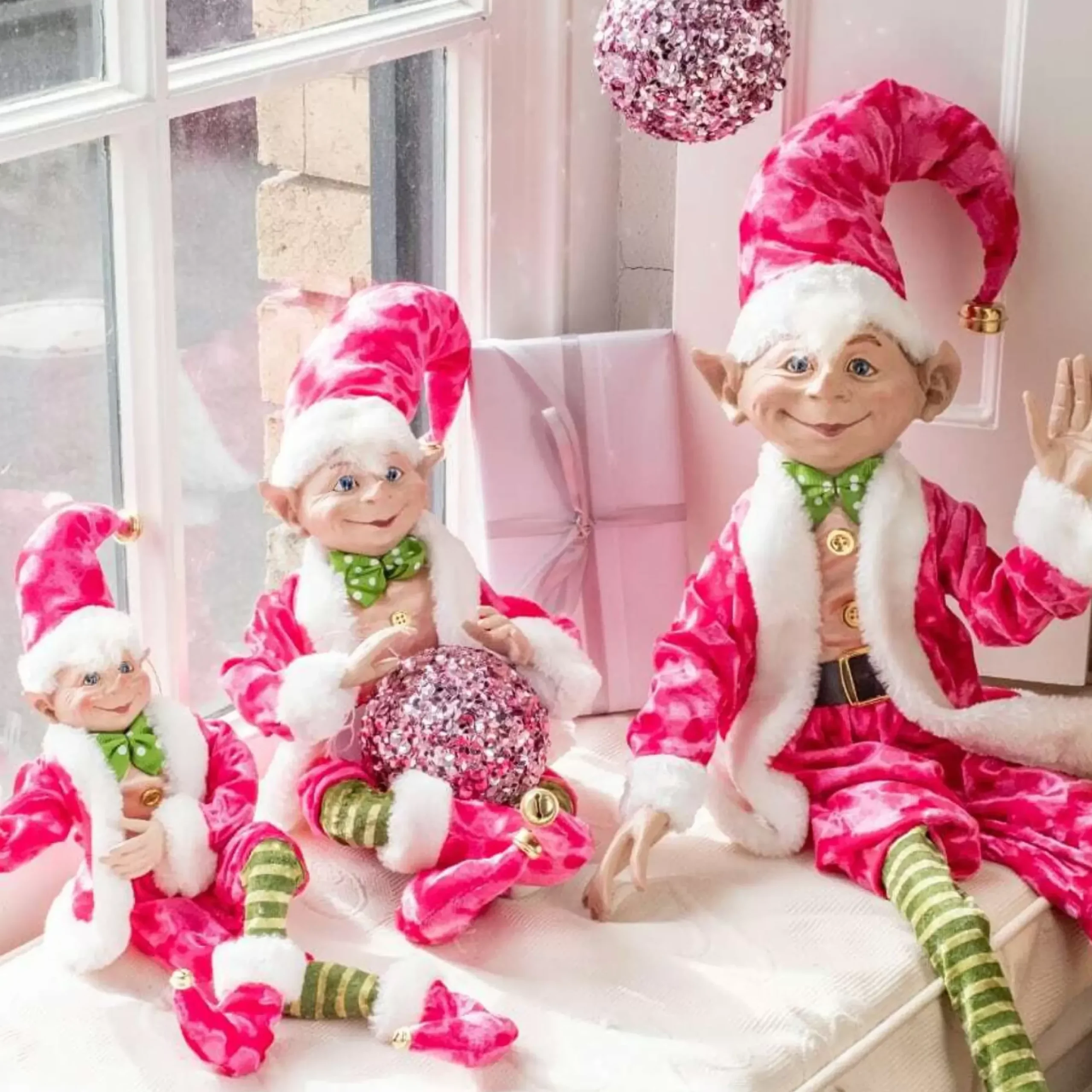 Charleston Pink Green Elf - 75Cm