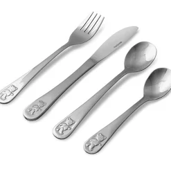 Childs Teddys Table Cutlery 4Pc Set