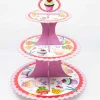 Christmas Cake Stand 3 Tier Printed - 37Cm