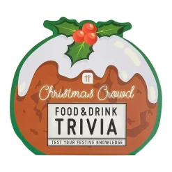 Christmas Crowd Food And Drink Trivia Game - 11.5Cm