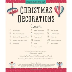 Christmas Decorations Book - 21Cm