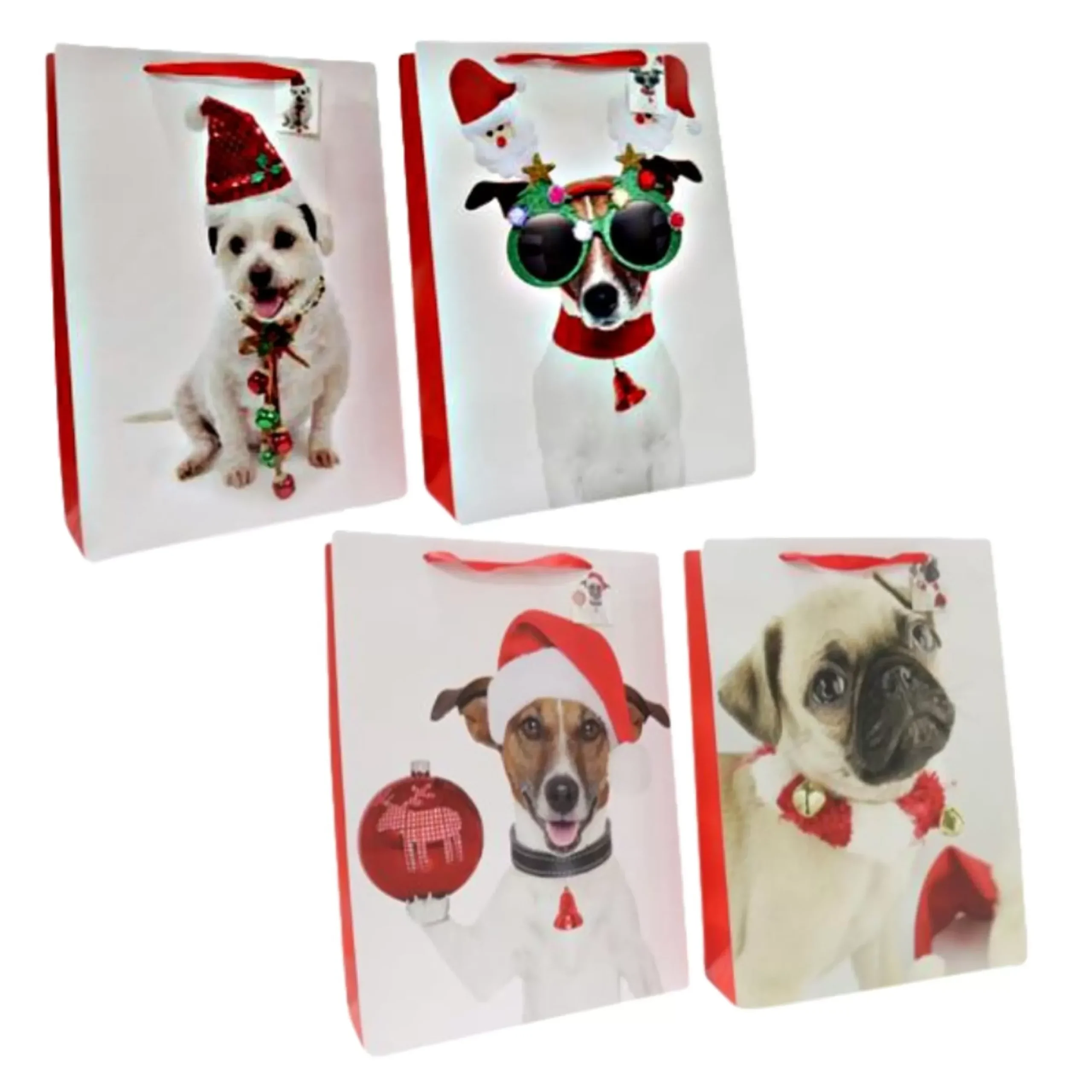 Christmas Dog Gift Bag - 42Cm