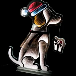 Christmas Dog Infinity Light - 78Cm