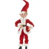 Christmas Elf In Santa Costume - 61Cm