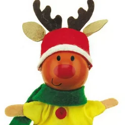 Christmas Festive Finger Puppet (3 Styles) - 10Cm
