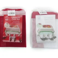 Christmas Food Net With Santa Weights