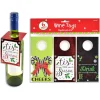 Christmas Gift Tags For Wine Bottle - 16.5Cm