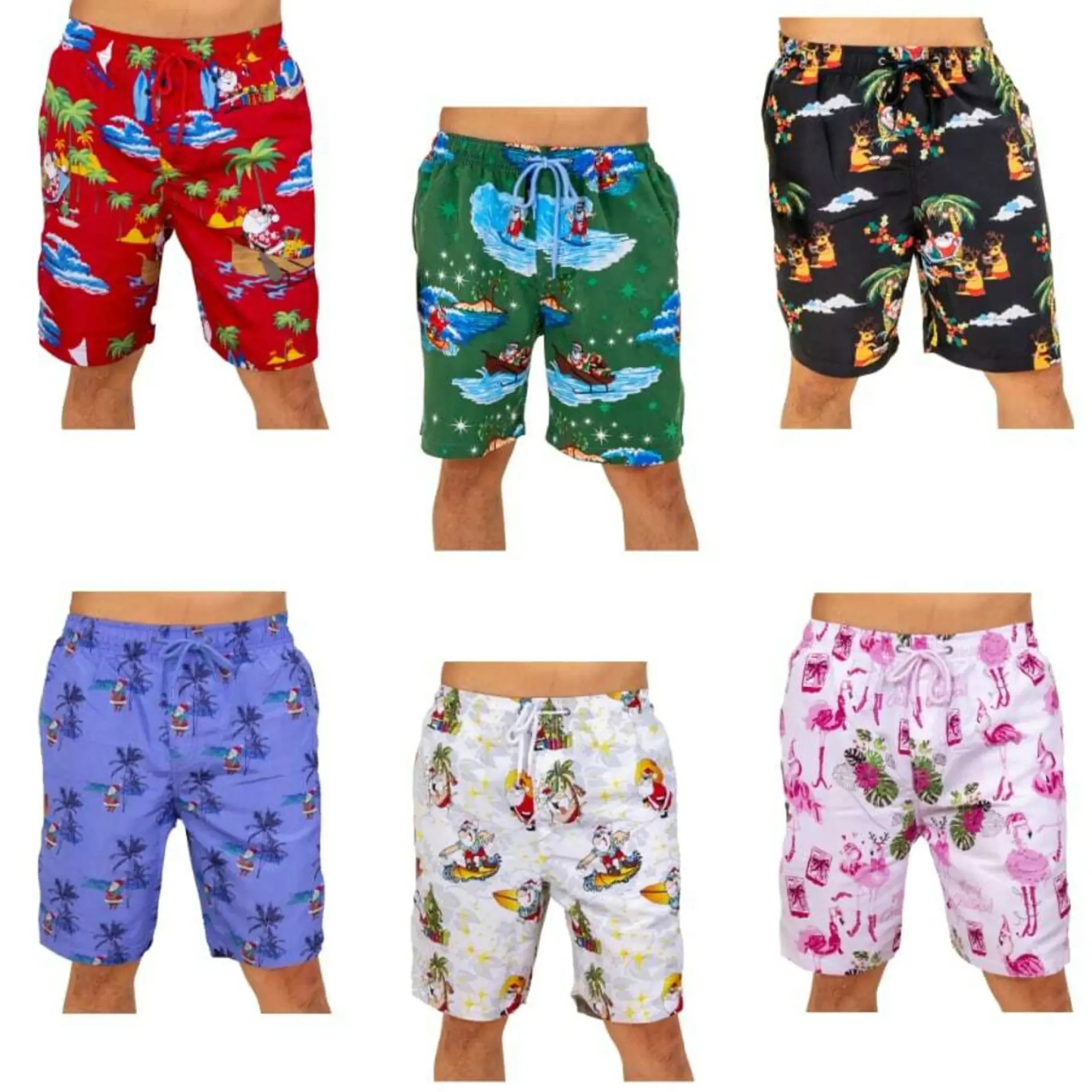Christmas Hawaiian Board Shorts