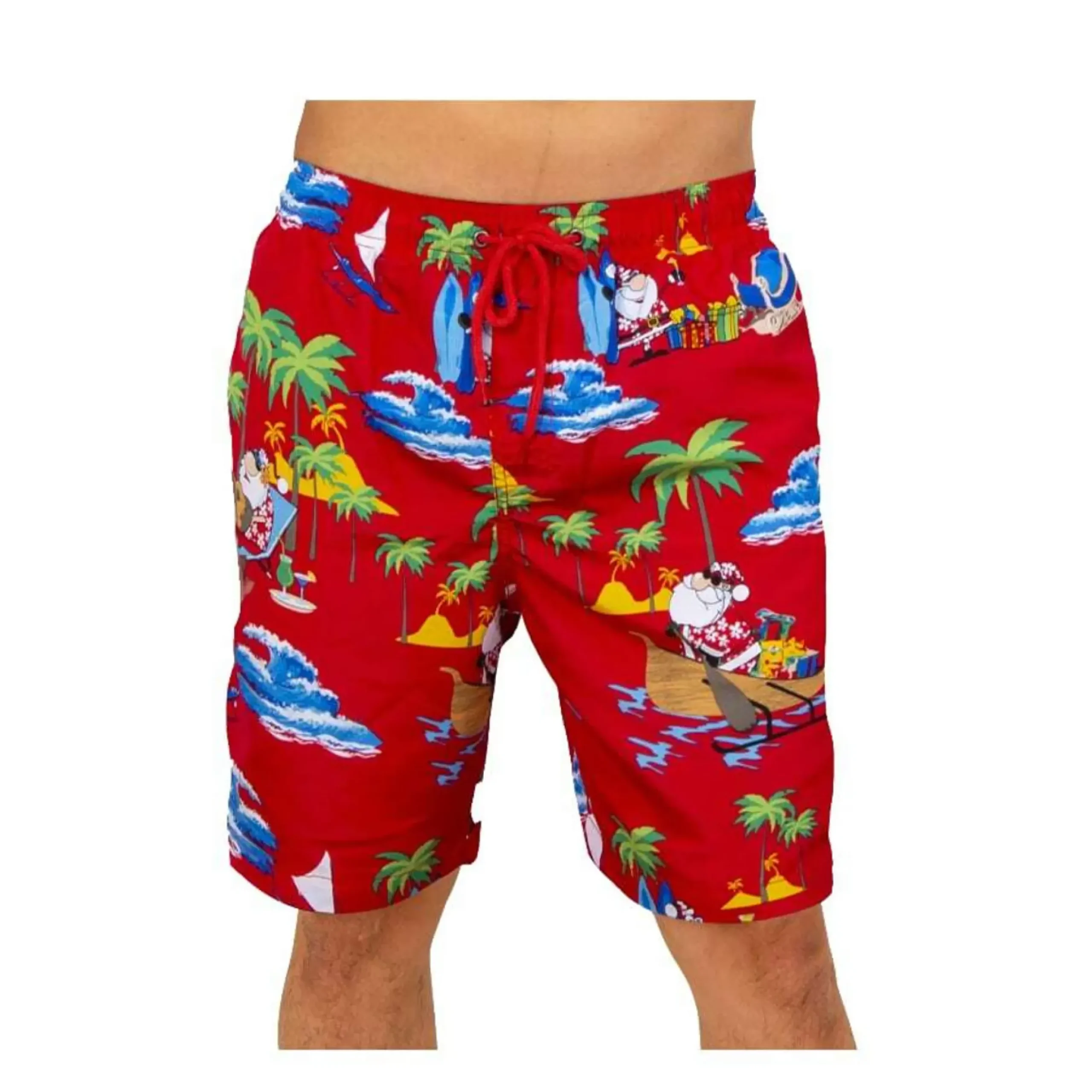 Christmas Hawaiian Board Shorts