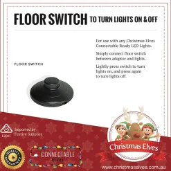 Christmas Light Floor Switch For Connectable Ready Lights