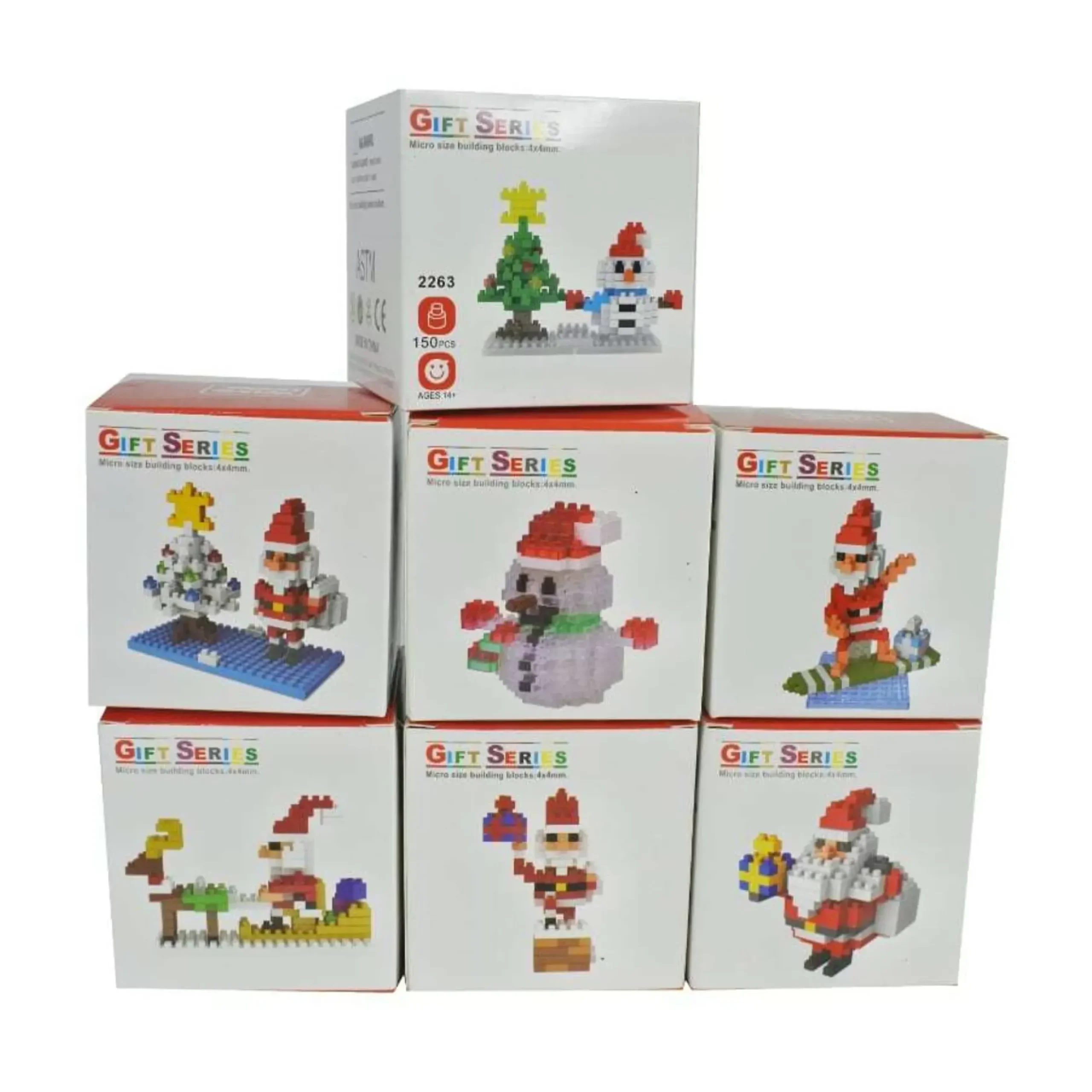 Christmas Micro Size Building Block Set (7 Designs)