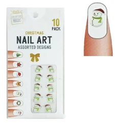 Christmas Nail Jewels 10Pk (6 Styles)