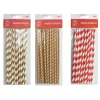 Christmas Paper Straws - 15 Pack