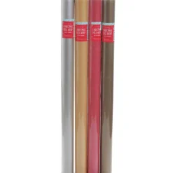 Christmas Printed Kraft Wrapping Paper (4 Colours) - 3M