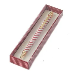Christmas Red Metal Pen In Gift Box - 14Cm