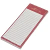 Christmas Red Shopping Notepad - 21Cm