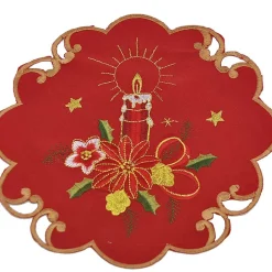 Christmas Table Embroidered Placemats (2 Styles)