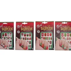 Christmas Tattoo Nail Pack - 40Pk