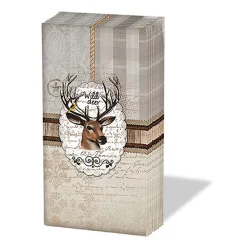 Christmas Wild Deer Pocket Tissues