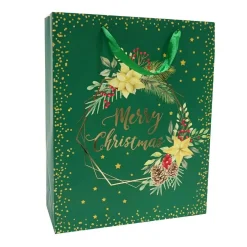 Classic Floral Foil Giftbag (4 Styles) - 32Cm