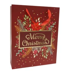 Classic Floral Foil Giftbag (4 Styles) - 32Cm